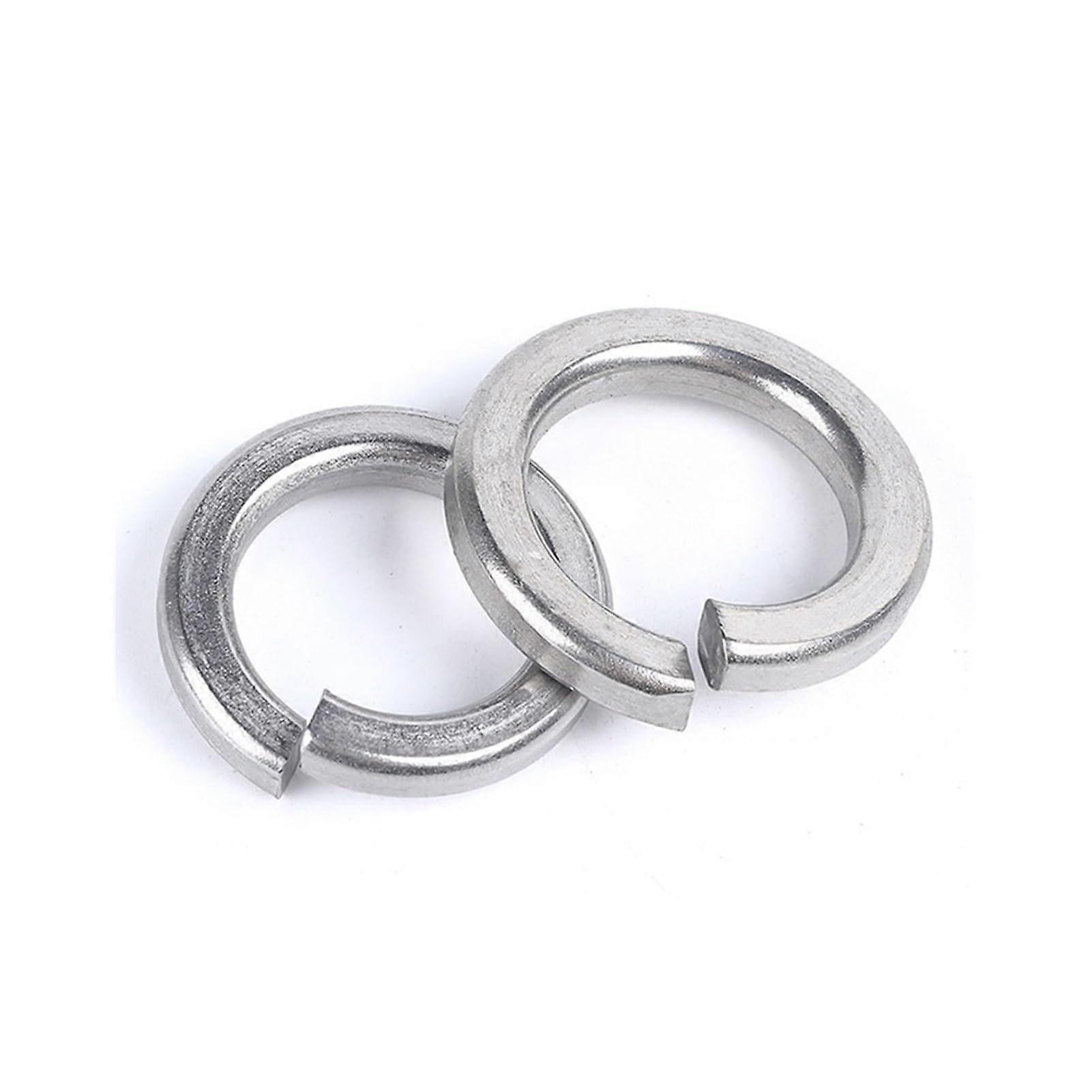 M1.6 to M30 304 316 Stainless Steel Spring Split Washer Elastic Seal M24 Size, Pack of 2 Durable Hardware Fasteners