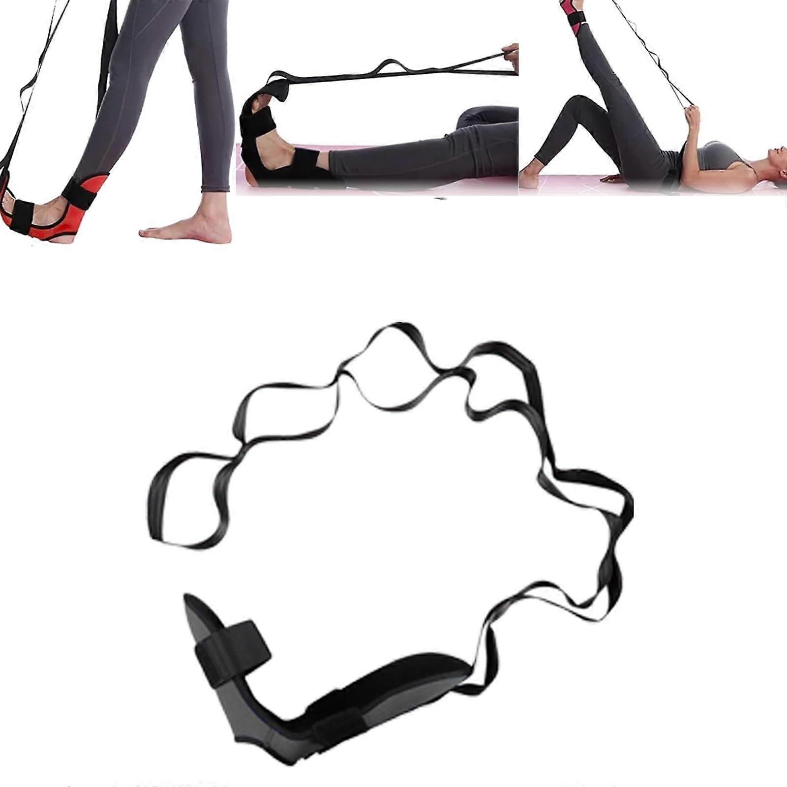 Stretching Strap for Yoga and Orthopaedic Use, Gray, Improved Posture, Increased Mobility, Durable Material, Adjustable Length