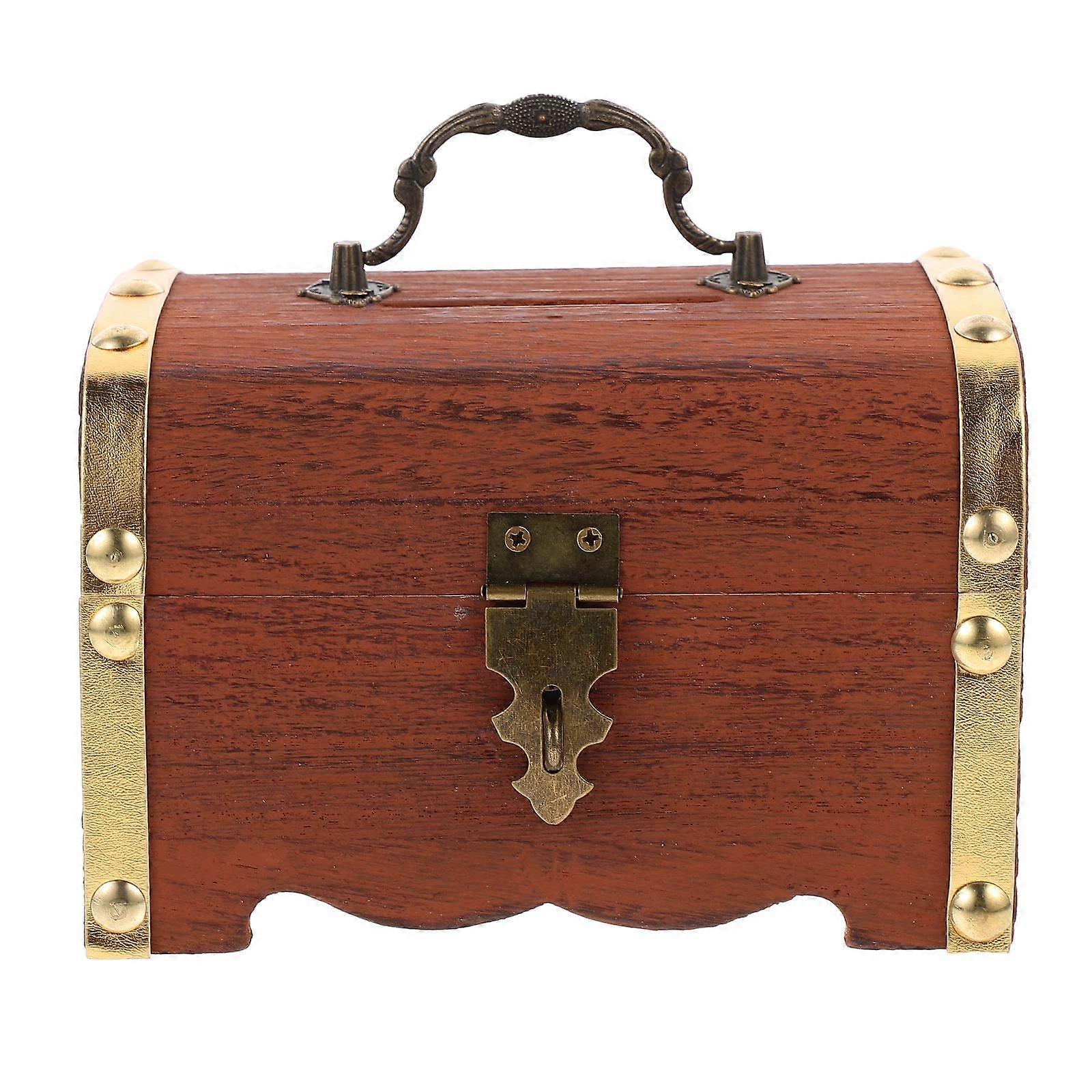 Brown Synthetic Piggy Bank for Kids to Store Coins and Spare Change with Unique Design