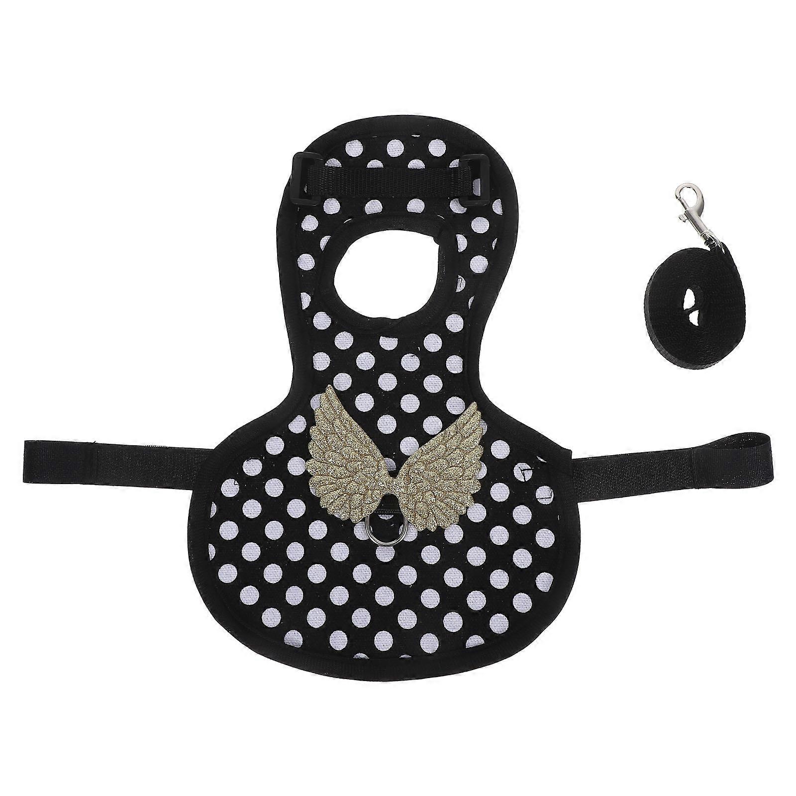 Adjustable Warm Chicken Duck Vest Harness with Leash for Hens Roosters Geese Birds Outdoor Poultry Jacket