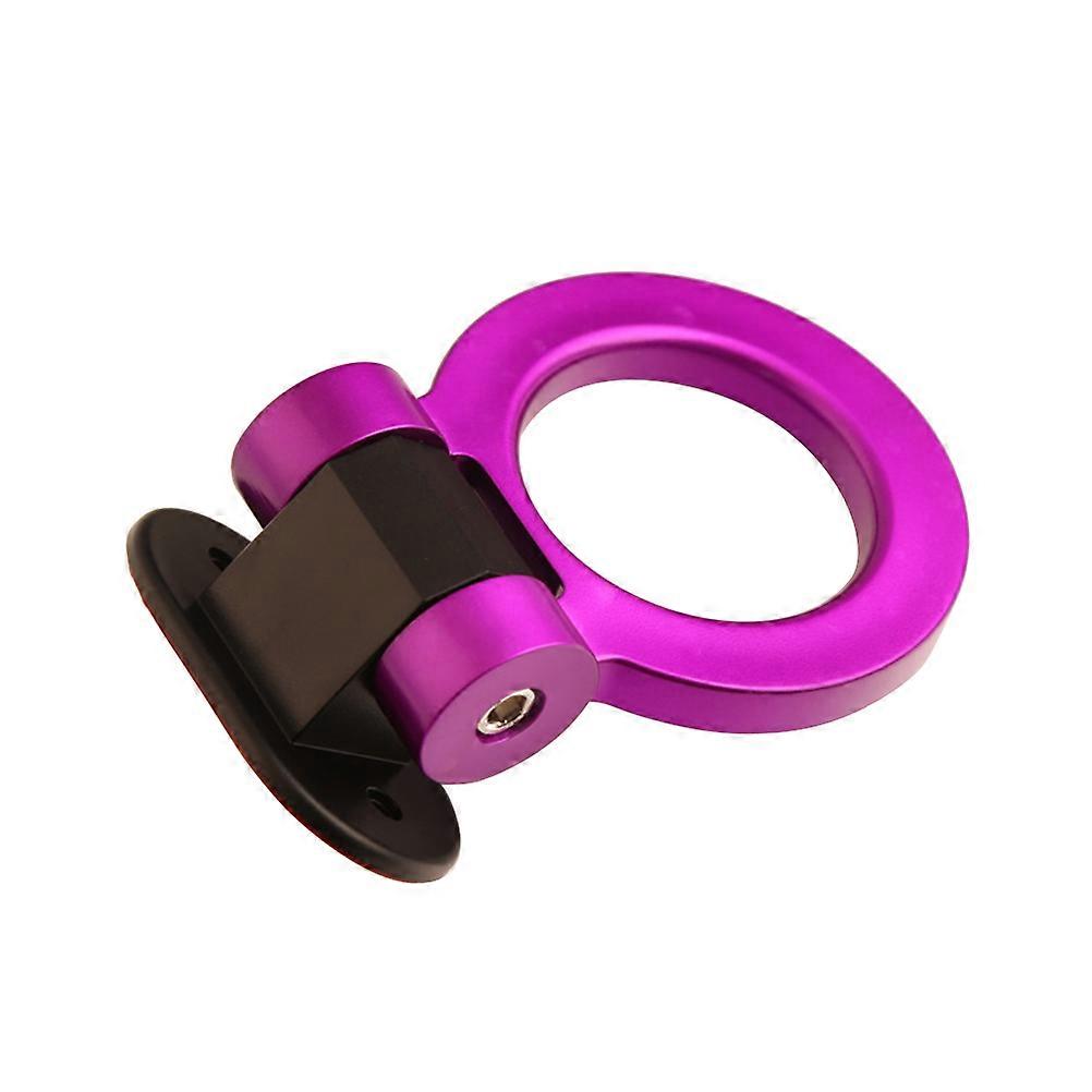 Auto Rescue Towing Hook Racing Style Tow Hook Decoration For SUV Truck Enhancement Purple 1Pcs