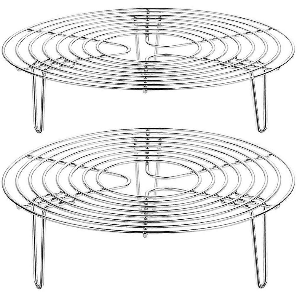 Stainless Steel Egg Steamer Rack for Kitchen Use – 2 Pack, Cooking Stand for Steaming and Cooling, Nutrient Retention Design