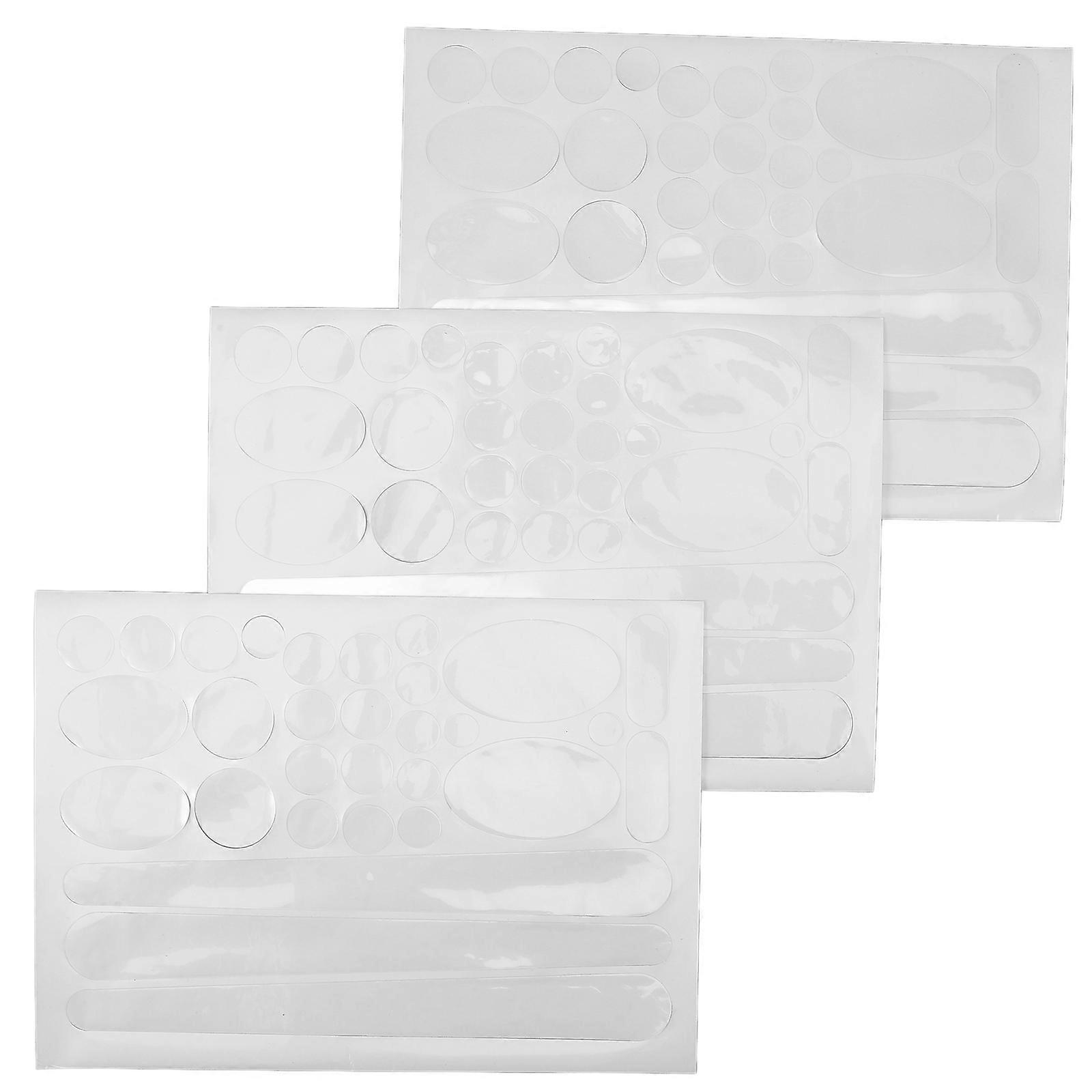 Bike Frame Protection Stickers for 3Pcs Transparent Bicycle Decals