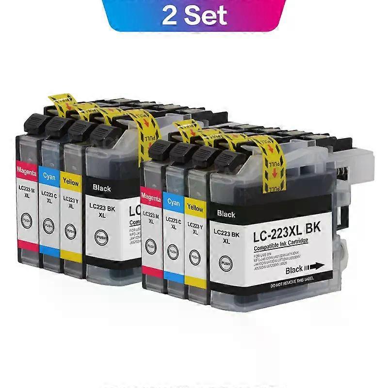 Aecteach new LC223 LC221 Compatible Ink Cartridge For Brother LC223XL MFC-J4420DW J4620DW J4625DW J480DW J680DW J880DW Printer