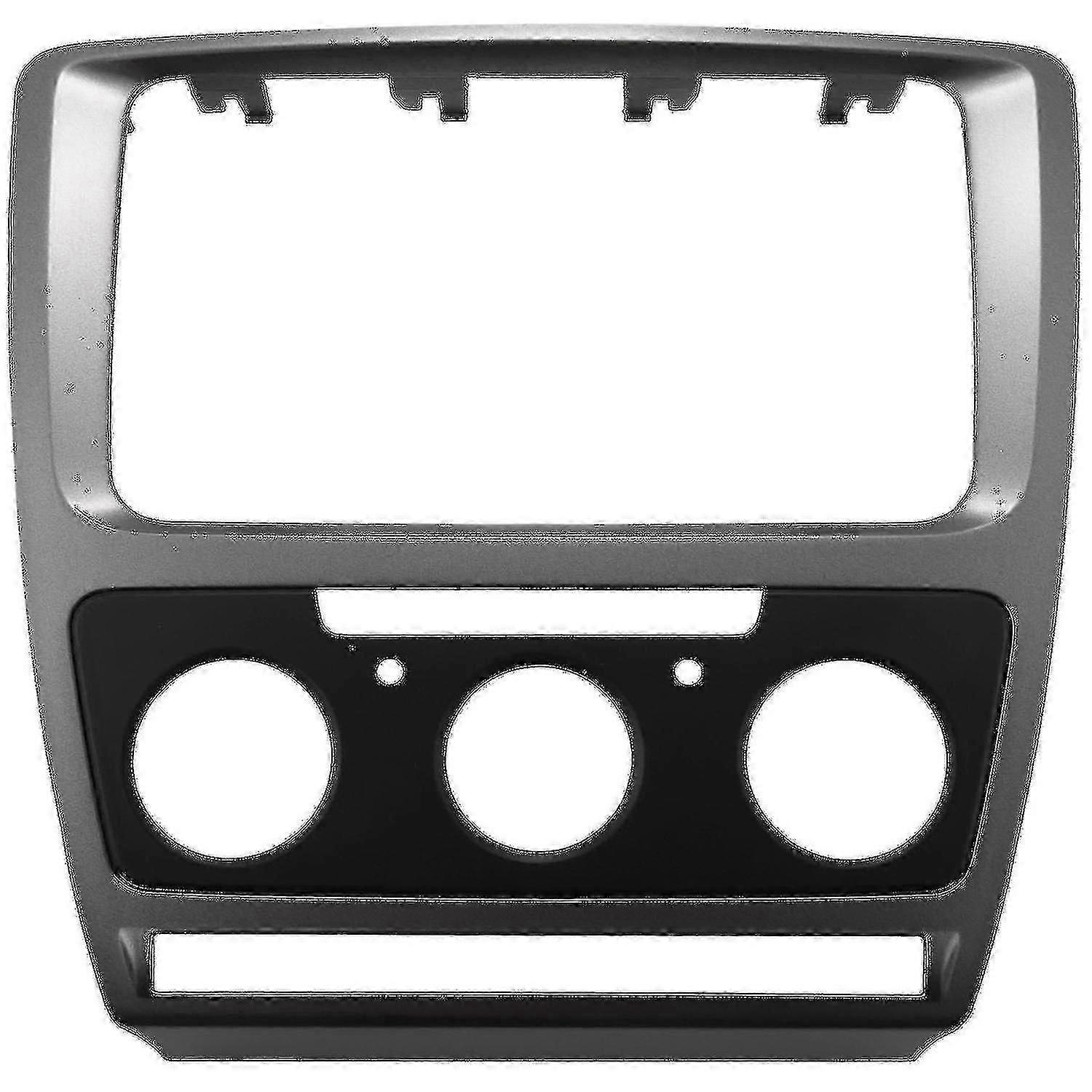 2din panel compatible with Skoda Octavia 2 2010-2013 audio stereo panel mount dashboard