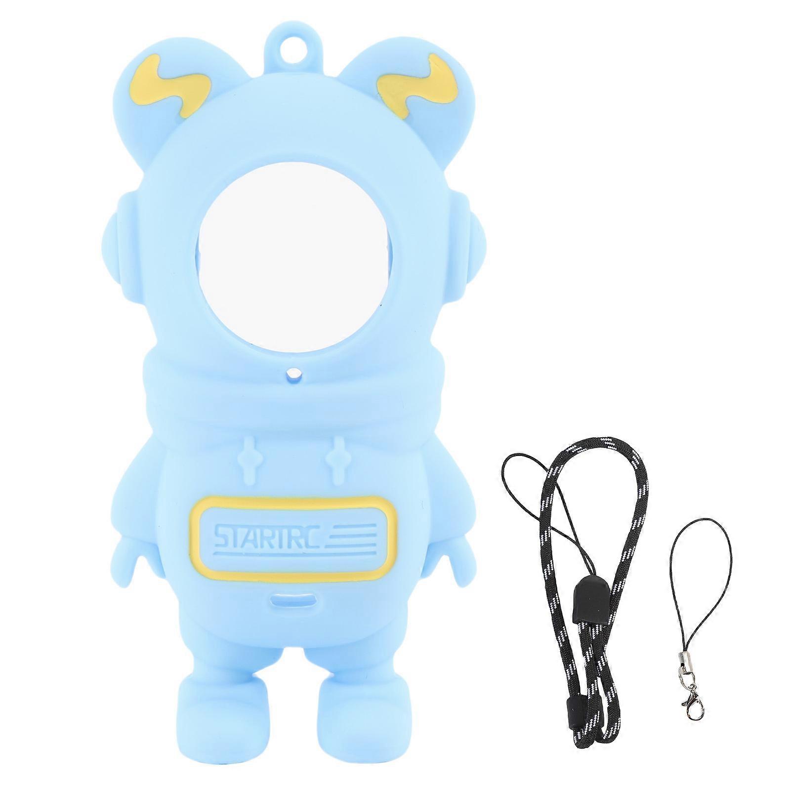 Silicone Case for GO 3S Camera, Spaceman Protective Cover, Camera Accessories, Protective Case, Lens Sleeve, Blue