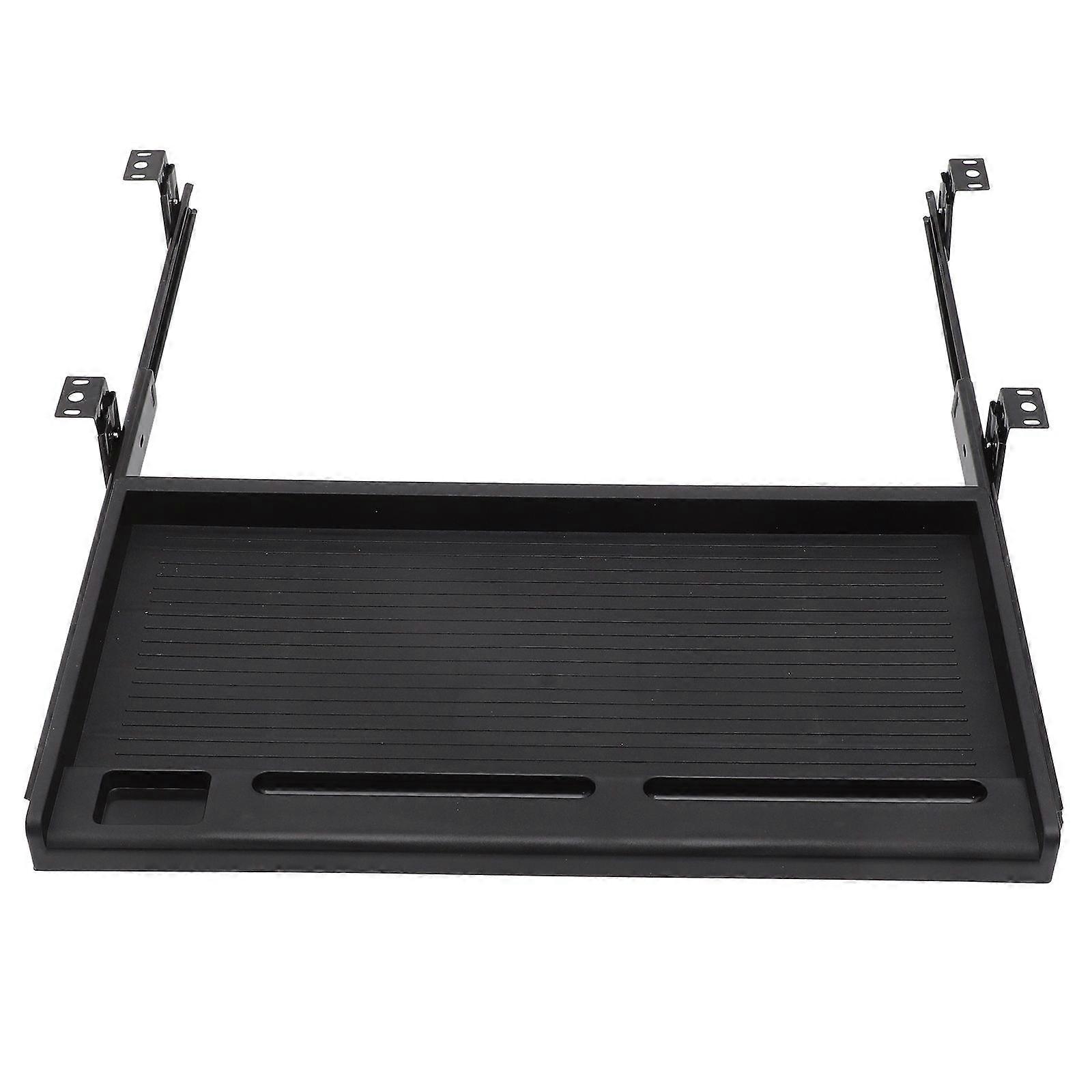 Sliding Keyboard Tray Under Desk Space Saving & Computer Keyboard Drawer for Home Office Use
