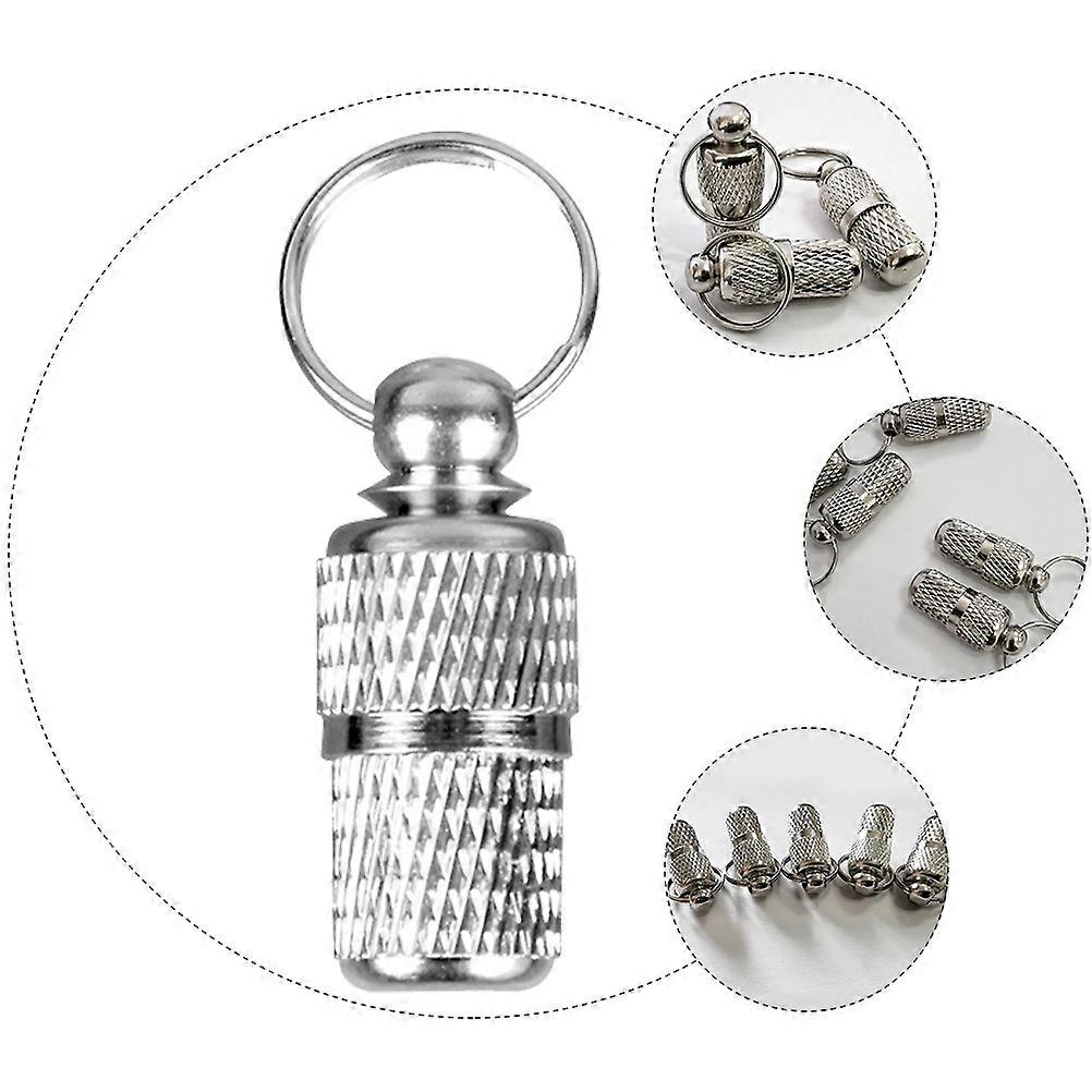 6pcs Collar Tags for Dog ID Tube Name Address Label Pendant Secure Identification Easy Attachment