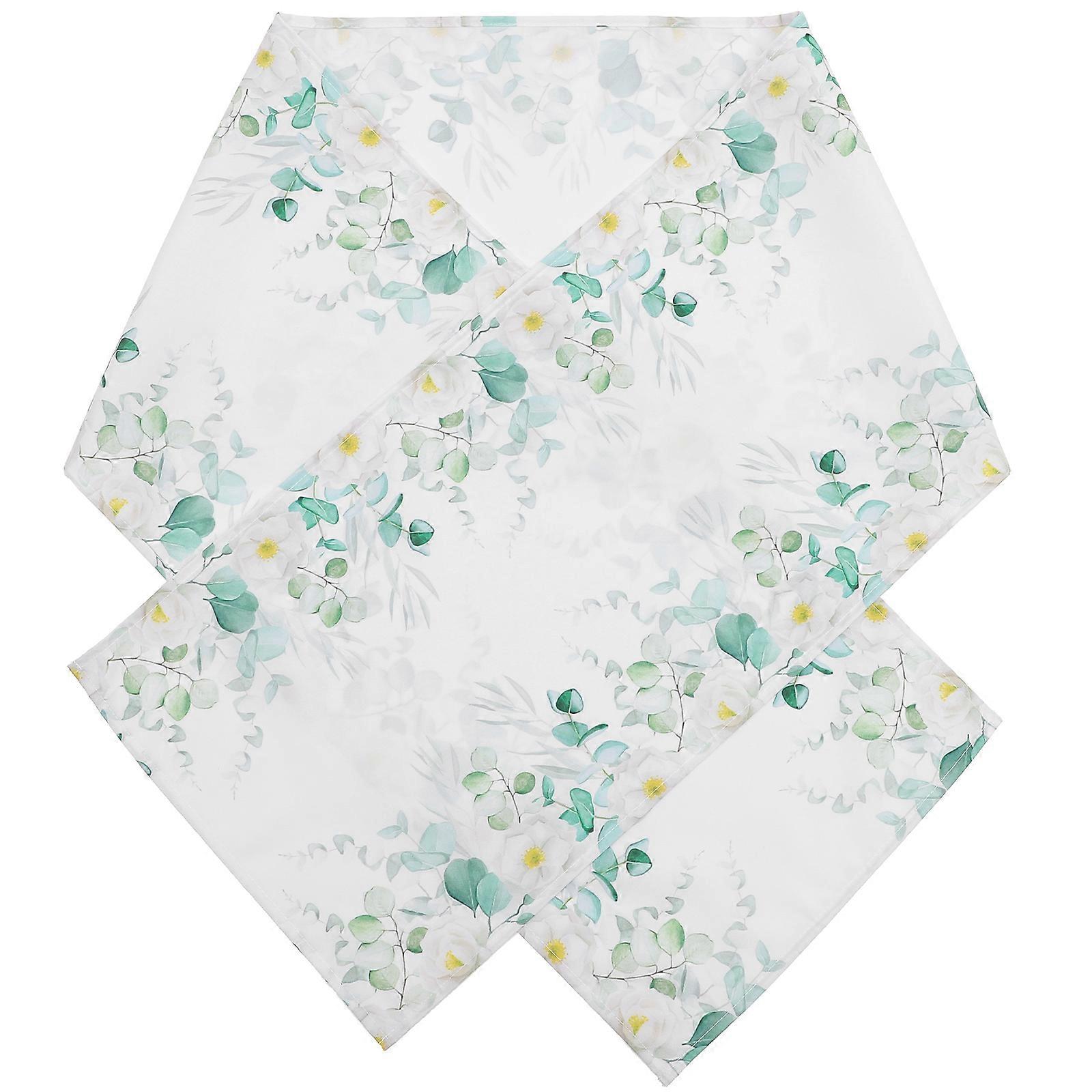 Table Protector Vintage Tablecloth Holidays Light Green Rectangular Coating 1 Sheet