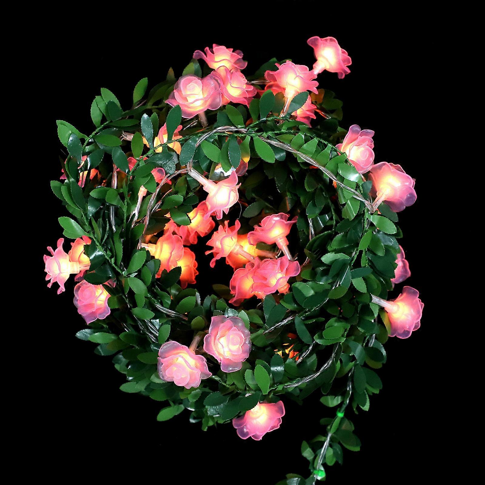 1Pc Wreath String Light Courtyard Waterproof Light Lamp Decor