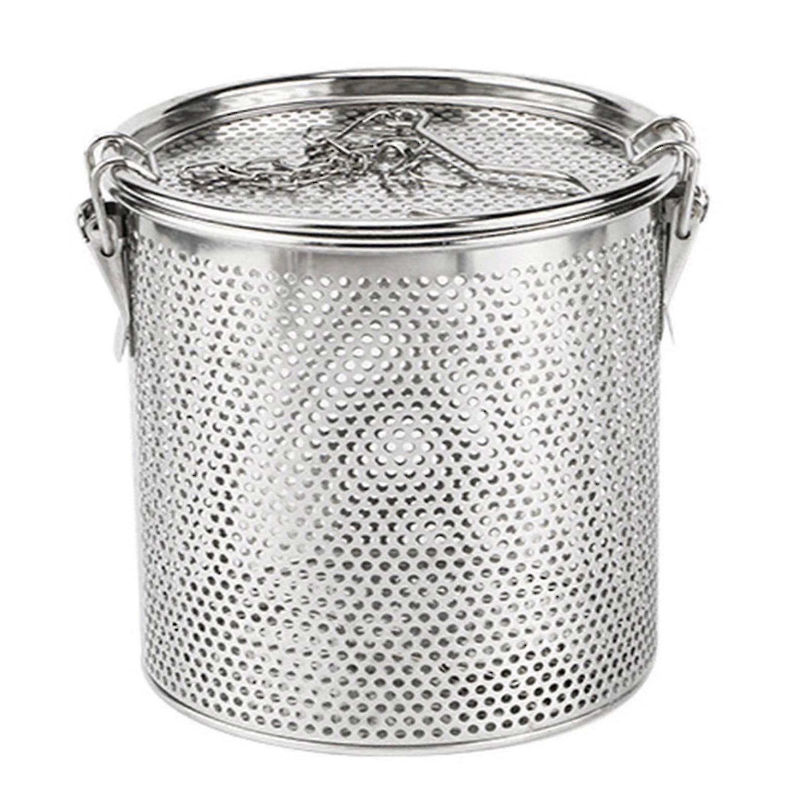 Tea Filter Basket With Lock Catch Extra Fine Mesh Not Hurting Hands Fine Mesh Sieve Tea Filter For Herbs