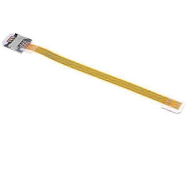 6xMicro Reverse to SIM Card Feeder Reader Card Phone Signal Extension Cable