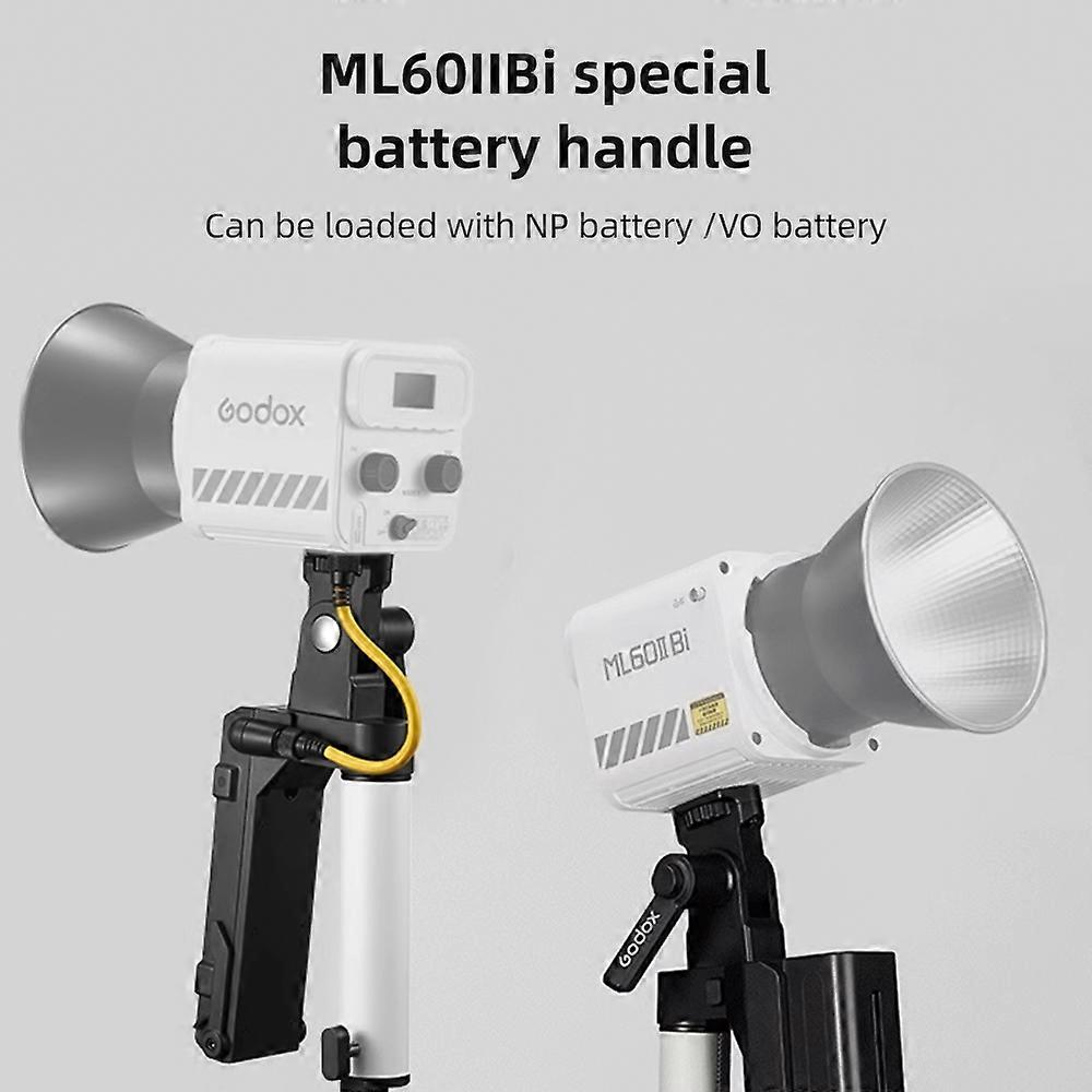 Godox AK-B01 Battery Handle Handheld NP-F970 Battery Bracket for Godox ML60II Bi Video Light Accessories
