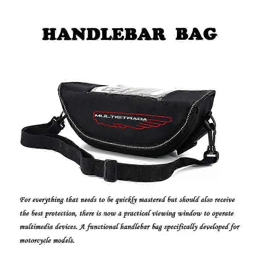 Fit For Ducati multistrada1200 v4s 950 Multistrada 1200/1260 Enduro Bag Modern Waterproof Motorcycle Handlebar Travel Navigation Bag