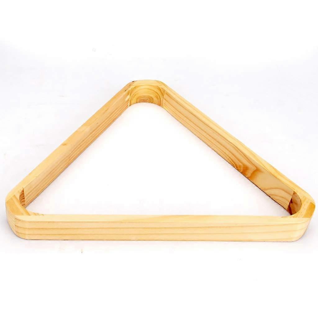 Triangle Ball Rack, Pool Triangles Made of Plastic, Billiard Table Triangle, DropResistant and Easy to Clean / Wood Wood 3