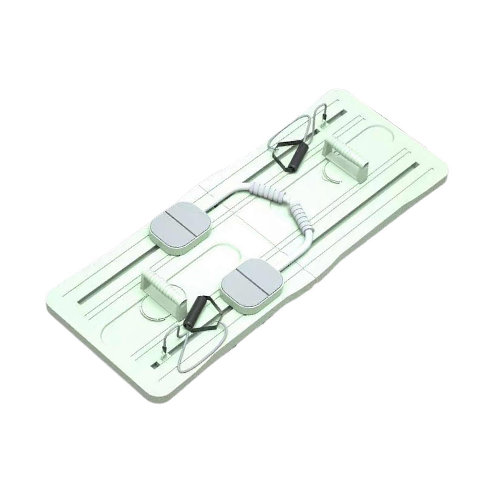 Pilates Board for Home Use, Multifunctional Foldable Pilates Reformer Board, Green AB Core Trainer for Full-Body Workouts