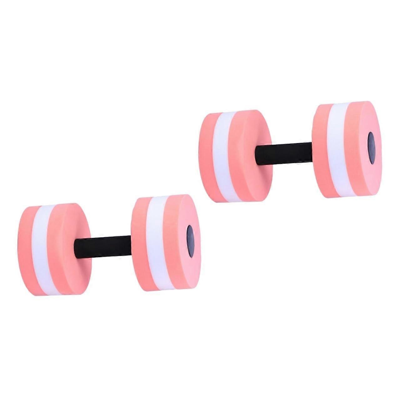 Floating Water Dumbbells for Aqua Aerobics - Water Hand Bars with Resistance Plates for Pool Fitness Workouts