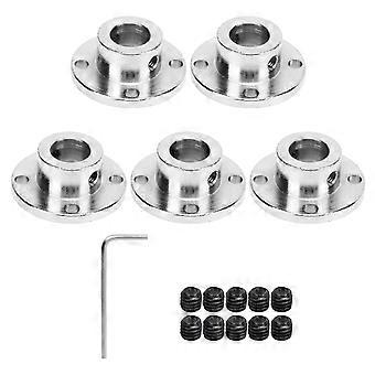 5Pcs Flange Coupling Connector Rigid Guide Model Coupler Accessory DIY RC Motors Shaft Axes Fittings 11mm