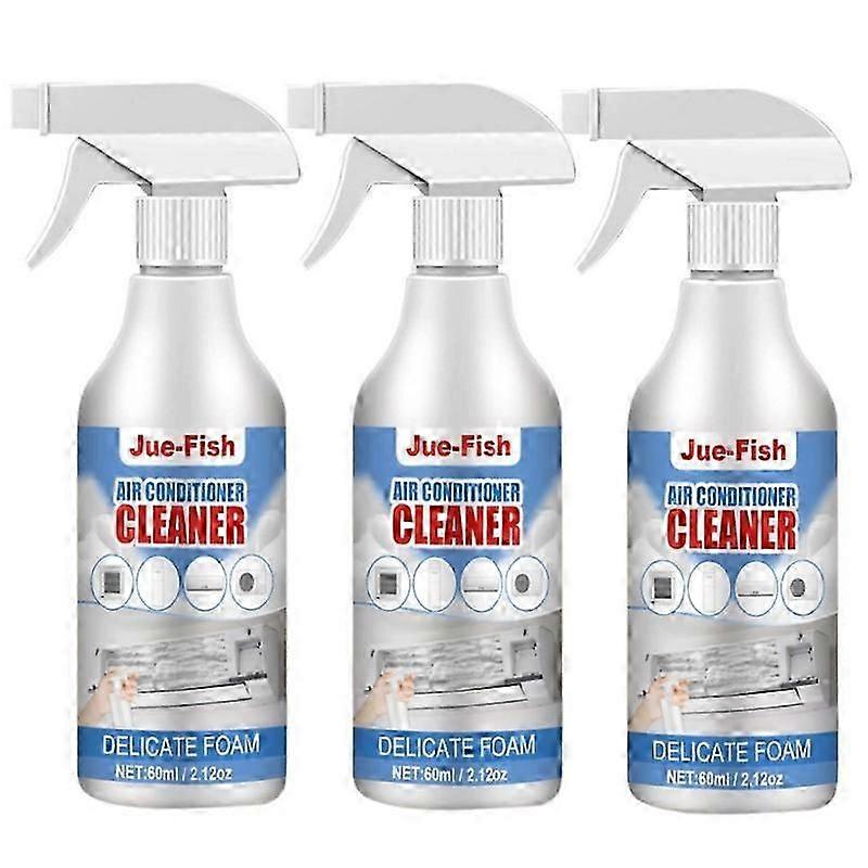 60ml Air Conditioner Cleaner Foaming Sprayer Multipurpose Deodorizer Deep Cleaning Radiators Fan Blade Cleaning Tool