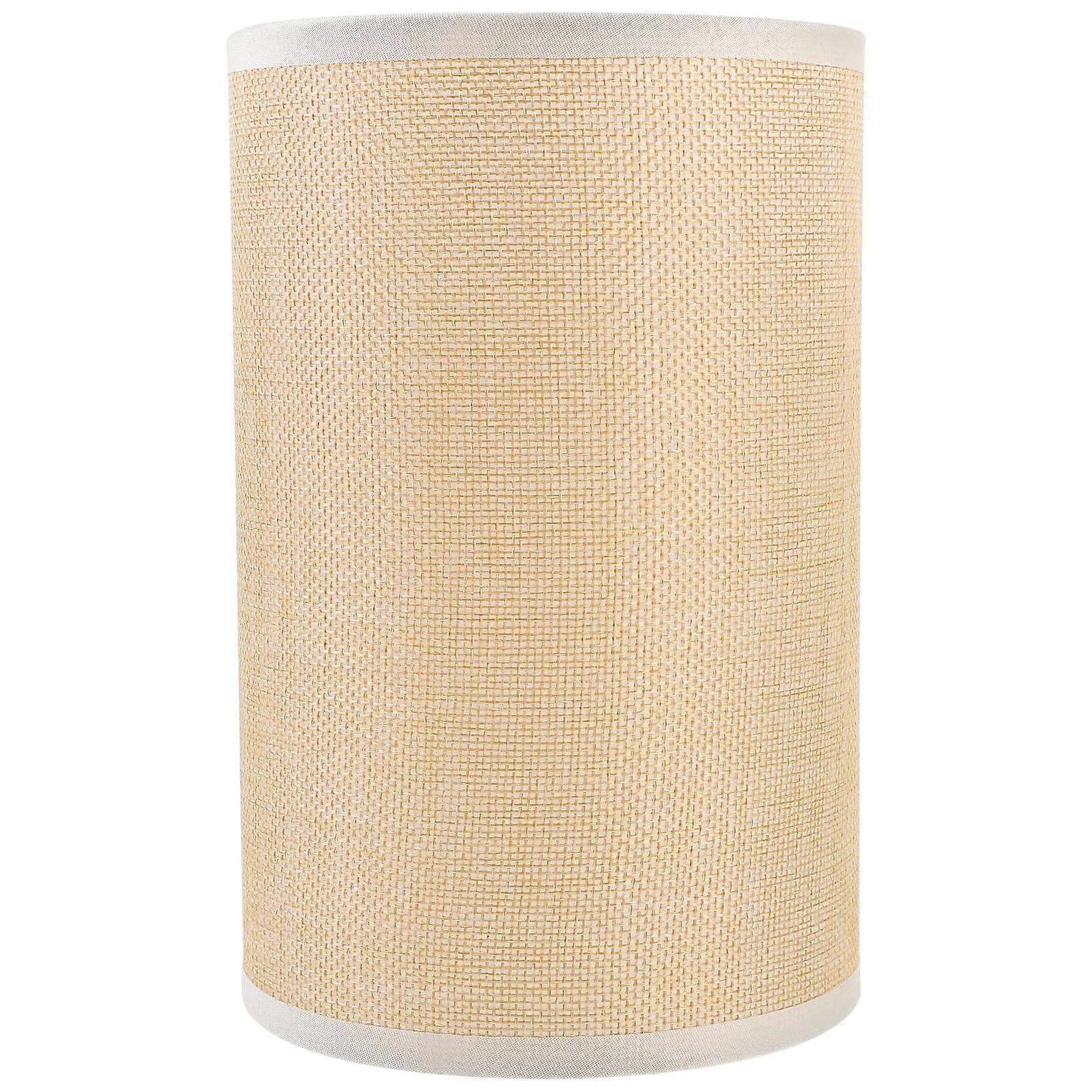Bedside Lampshade Table Lamp Shade Simple Design For Bedroom Light Yellow 20.00X13.00X13.00CM Soft Lighting 1Set