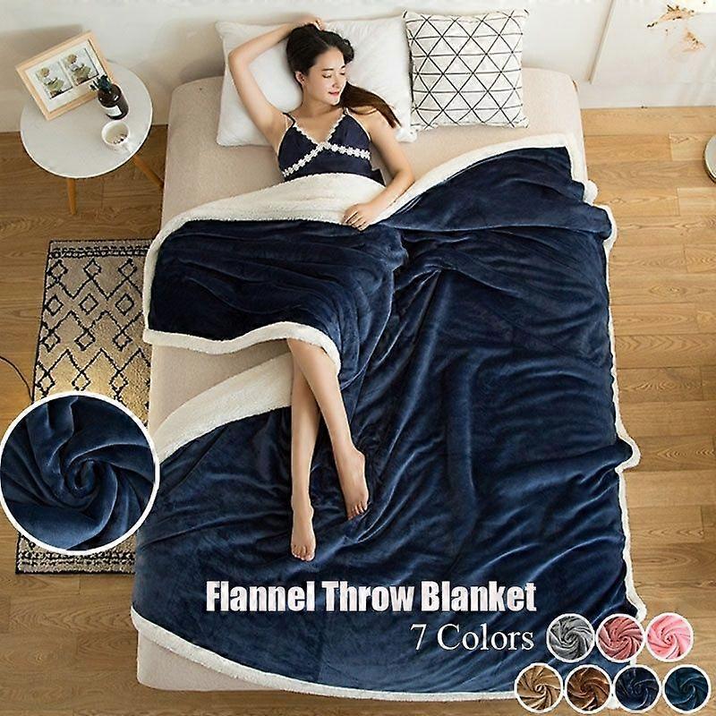 Sherpa Blanket Extra Soft Plush Blanket Cozy Warm Reversible Winter Blanket for Bedroom Micro Fleece Fabric