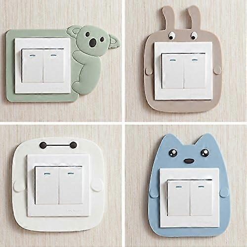 Cartoon Pattern Bathroom Wall Switch Wall Sticker ZeGoods