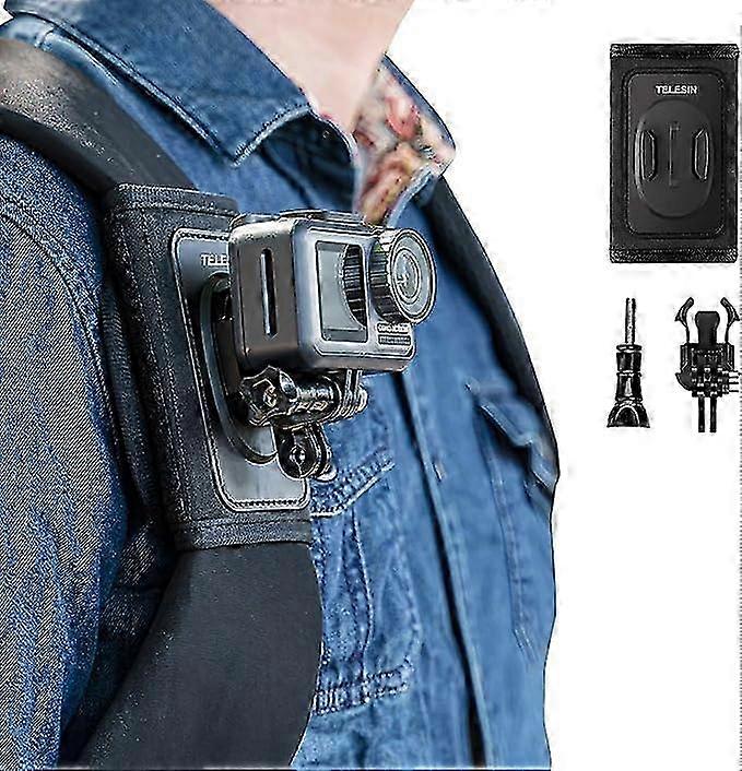 Backpack with adjustable shoulder straps and J-hook