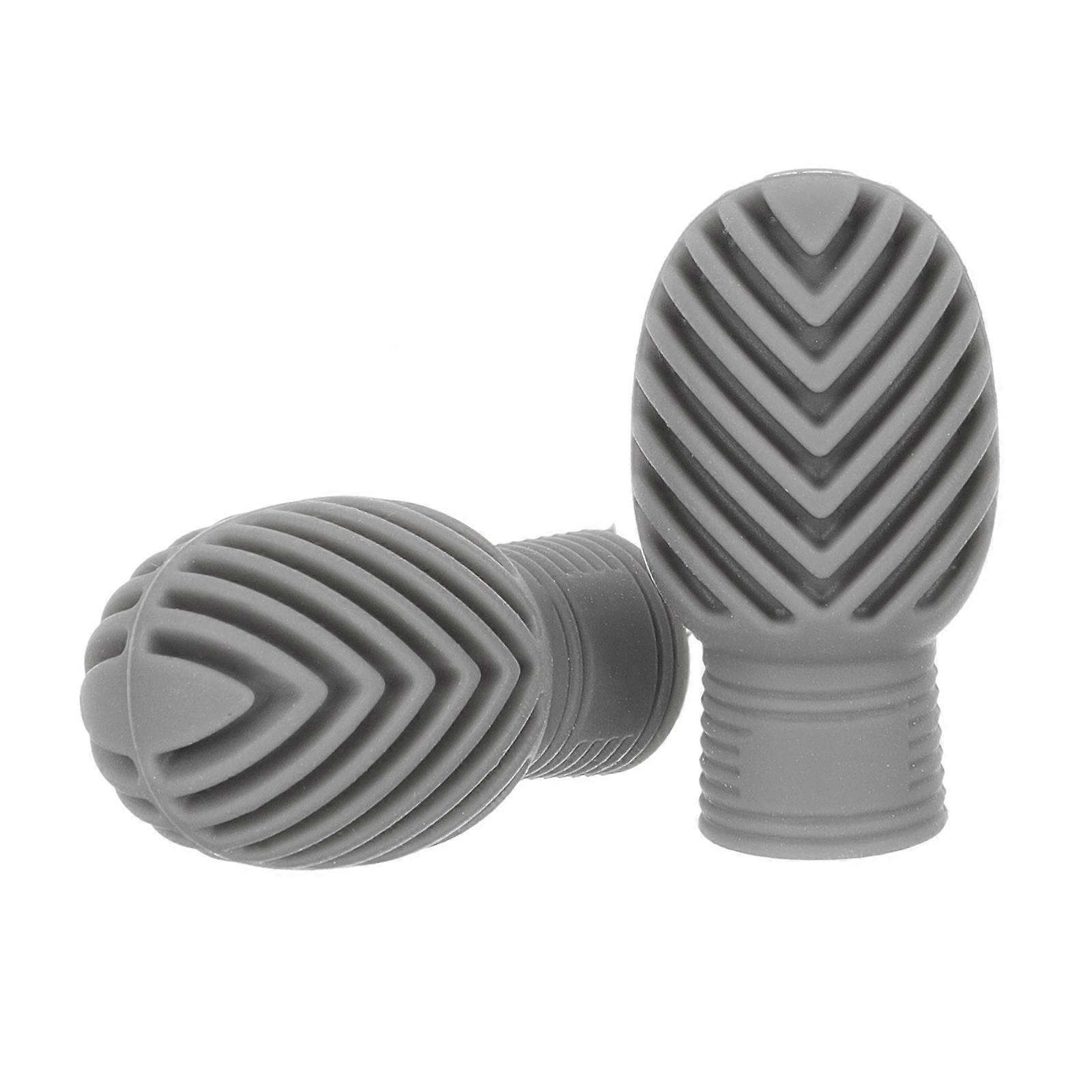 静かな練習のための音を減衰させるためのシリコンドラムスティックキャップ 軽量でポータブルなドラムスティックヘッドガードのための弾性ミュートカバー