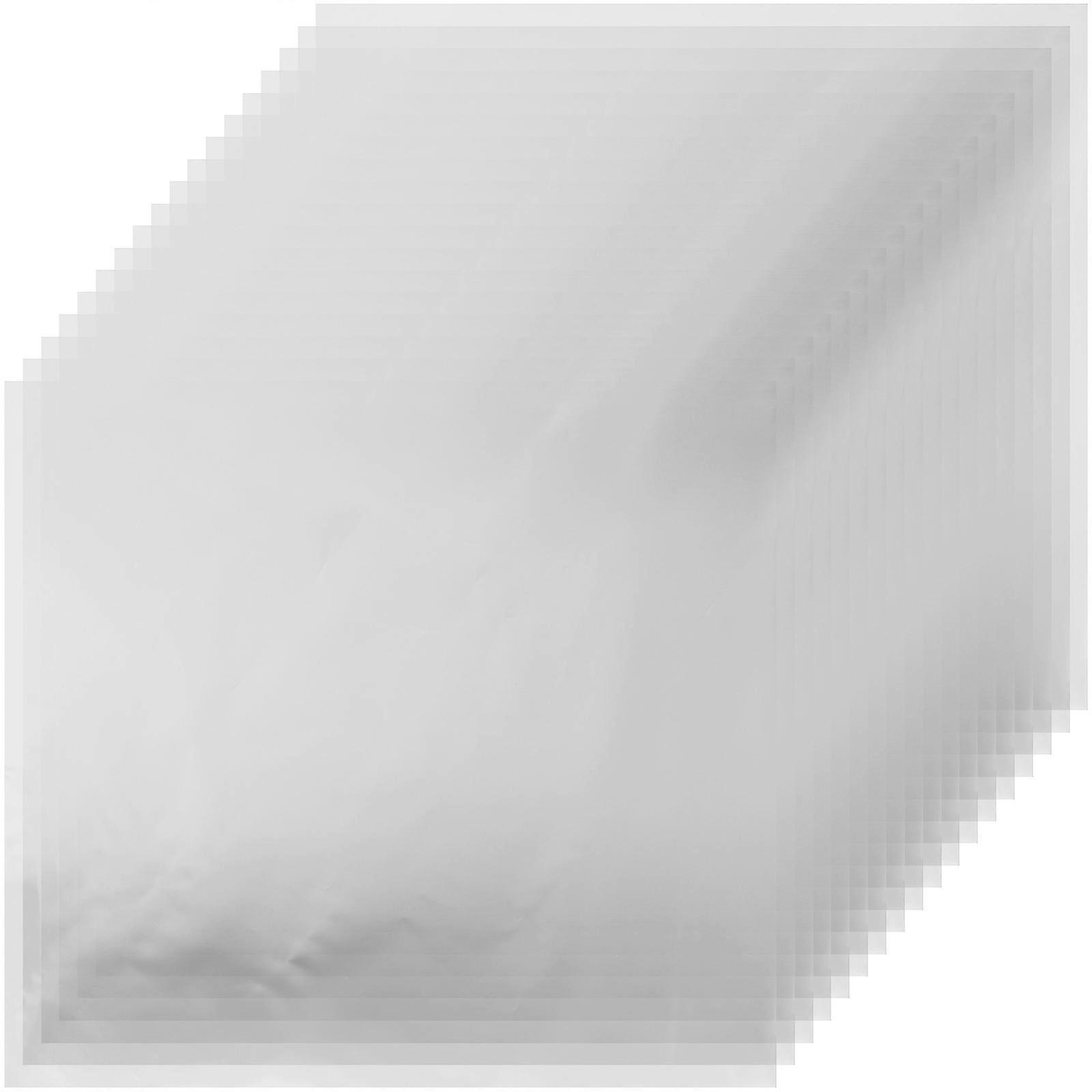 50pcs Vinyl Record Self Adhesive Sleeves for Album Archiving and Durable Storage Pouches with Clear Protection