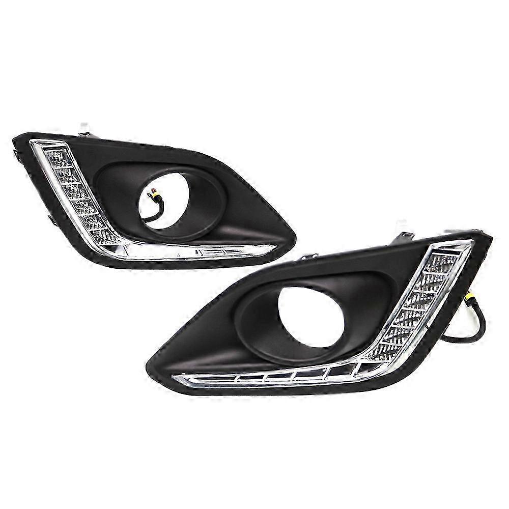 2Pcs LED Daytime Running Lights for Suzuki Swift 2014-2016 - High Brightness Fog Lights