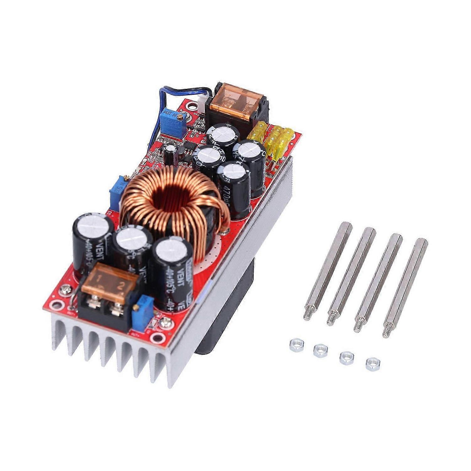 Voltage Step Up Converter Adjustable Sturdy Durable Efficient Temperature Controlled Fan Boost Power Module