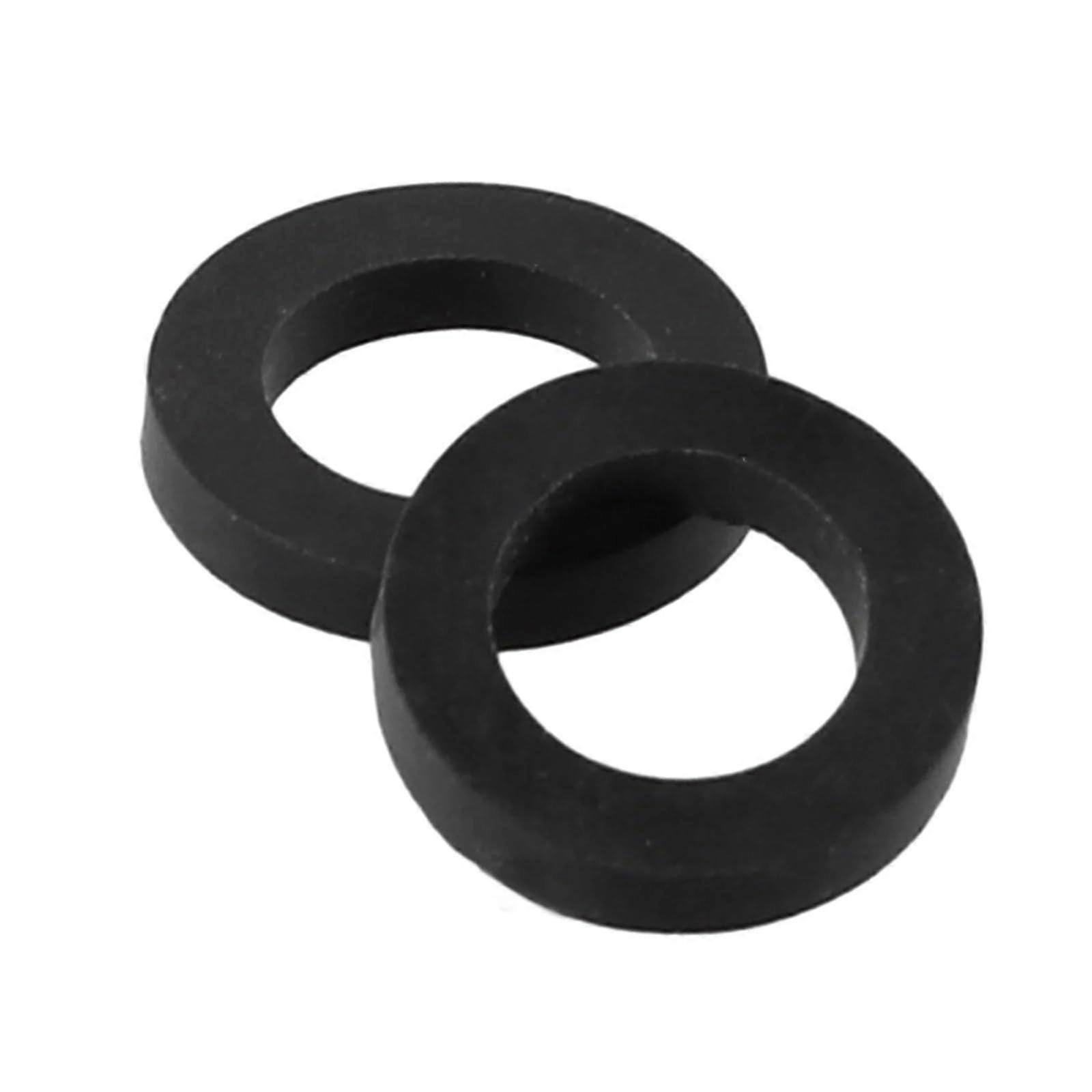 10Pcs Gummi Ring Flat Gasket Sealing Ring Flexible Pipe Bath