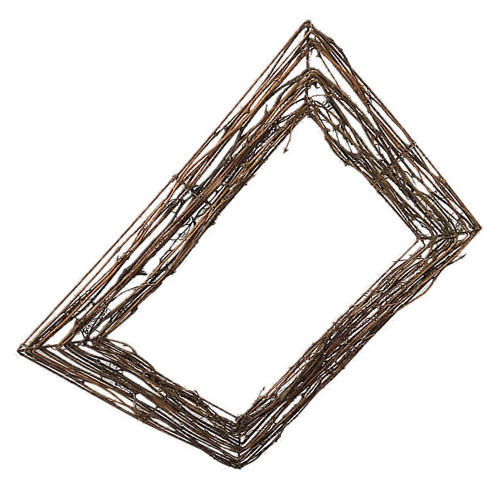 Natural Rattan Wreath Base for DIY Wedding, Party & Home Decor – Rustic Garland Frame for Indoor Outdoor Use