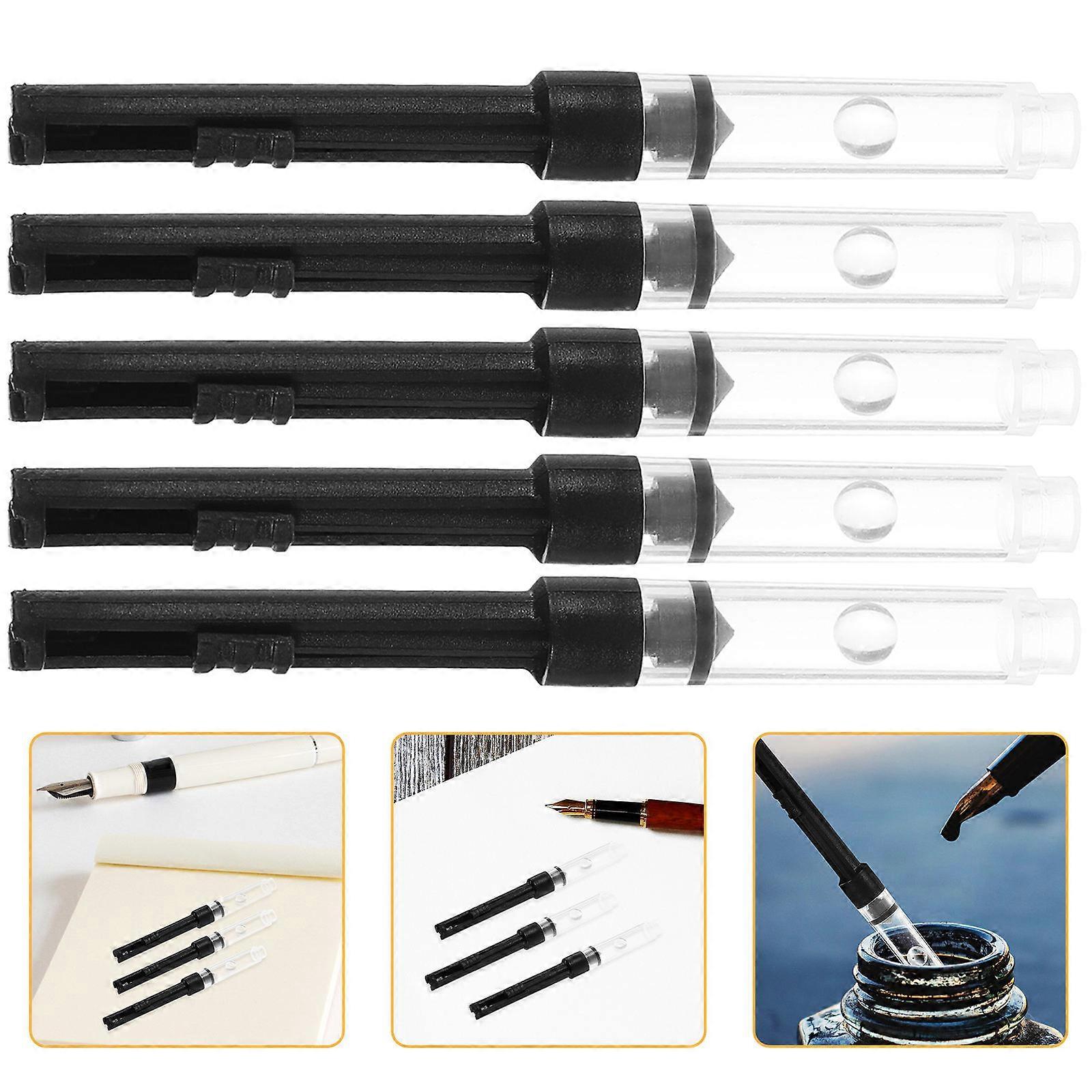 10pcs Ink Absorb Tool for Fountain Pen Refiller Spring Filler Accessory for Smooth Writing Ideal for Students and Stationery Enthusiasts