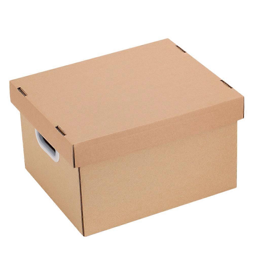 Storage File Box File Storage Box Paper Document Organizer School Travel Simple Style 48X36CM 1Set