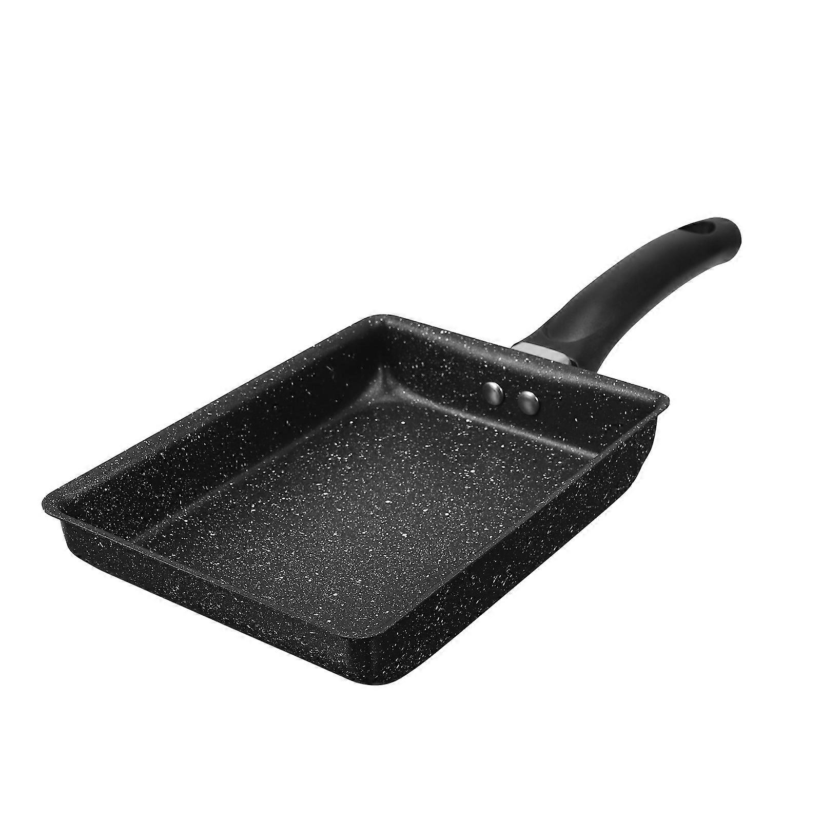 Mini Frying Pan Non Stick Wall Mountable Square Shape Hiking Climbing 1Set