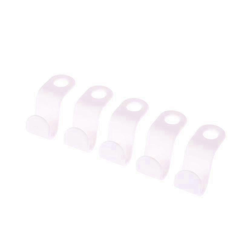 5 Pack Closet Connecting Hooks Mini Clothes Rack Stacking Organizer Space Saver