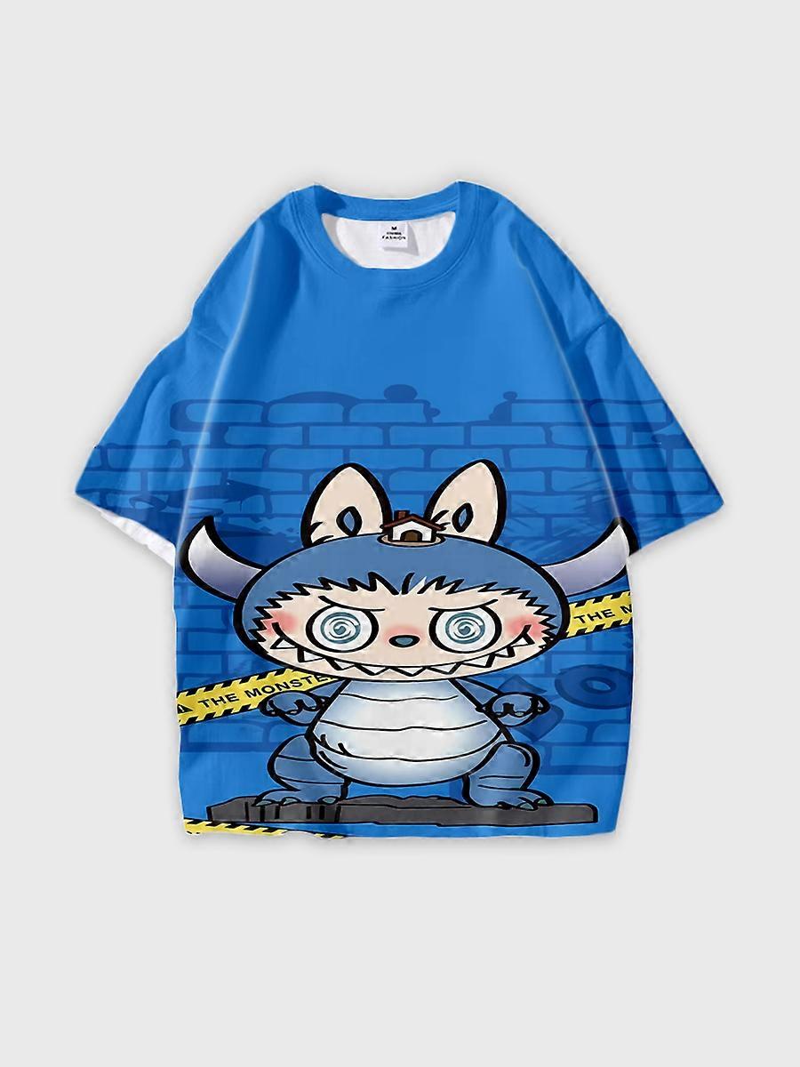 T-shirt round neck Pattern loose short sleeve JW6475