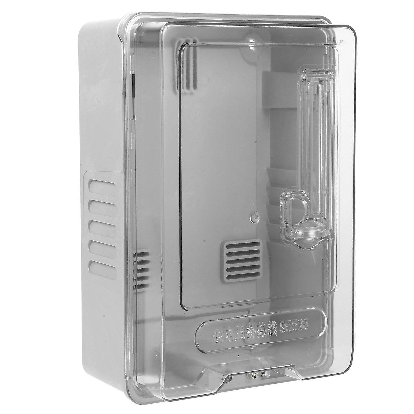 Weatherproof Plastic Power Distribution Box Durable Circuit Breaker Enclosure Outdoor Use Scratch Resistant Protection Sleek Design