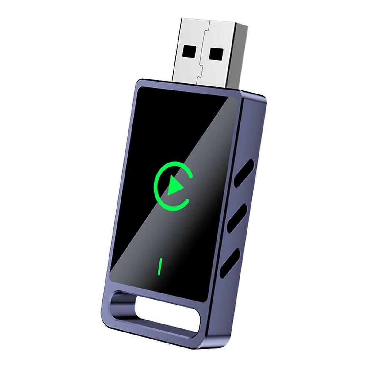 Wireless Carplay 2in1 AI Box Android Auto USB Car Dongle BT WiFi