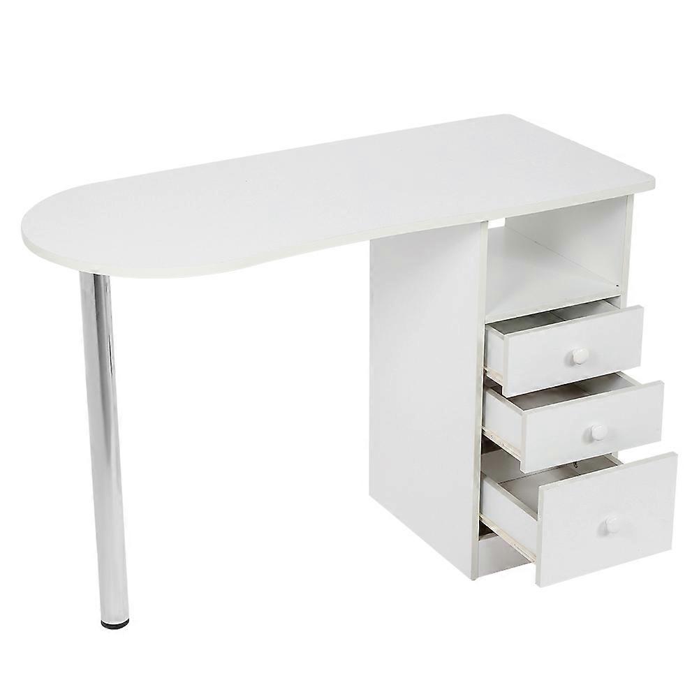 Professional High Density Board Manicure Table Nail Art Desk Tool with 3 Drawers
