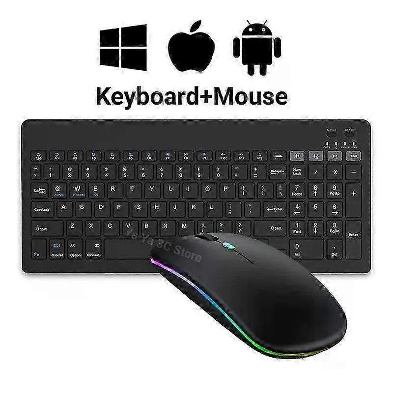 Wireless Bluetooth Keyboard and Mouse for iPad, Phone, Tablet, Compatible with Certain Brands