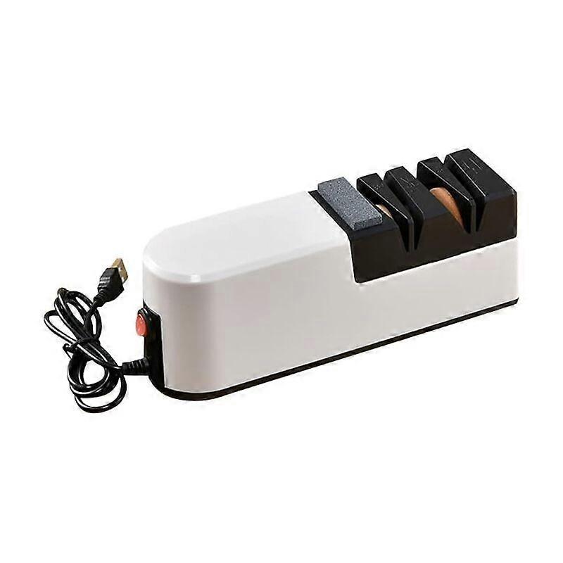 Electric Knife Sharpener Fast USB Automatic Adjustable Sharpener 3 Stages for Knives Scissors Home Sharpener