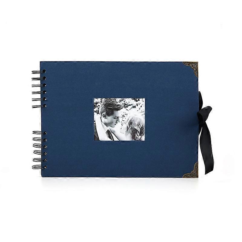 DIY Hand-Adhesive Horizontal Photo Album Specification: Dark Blue