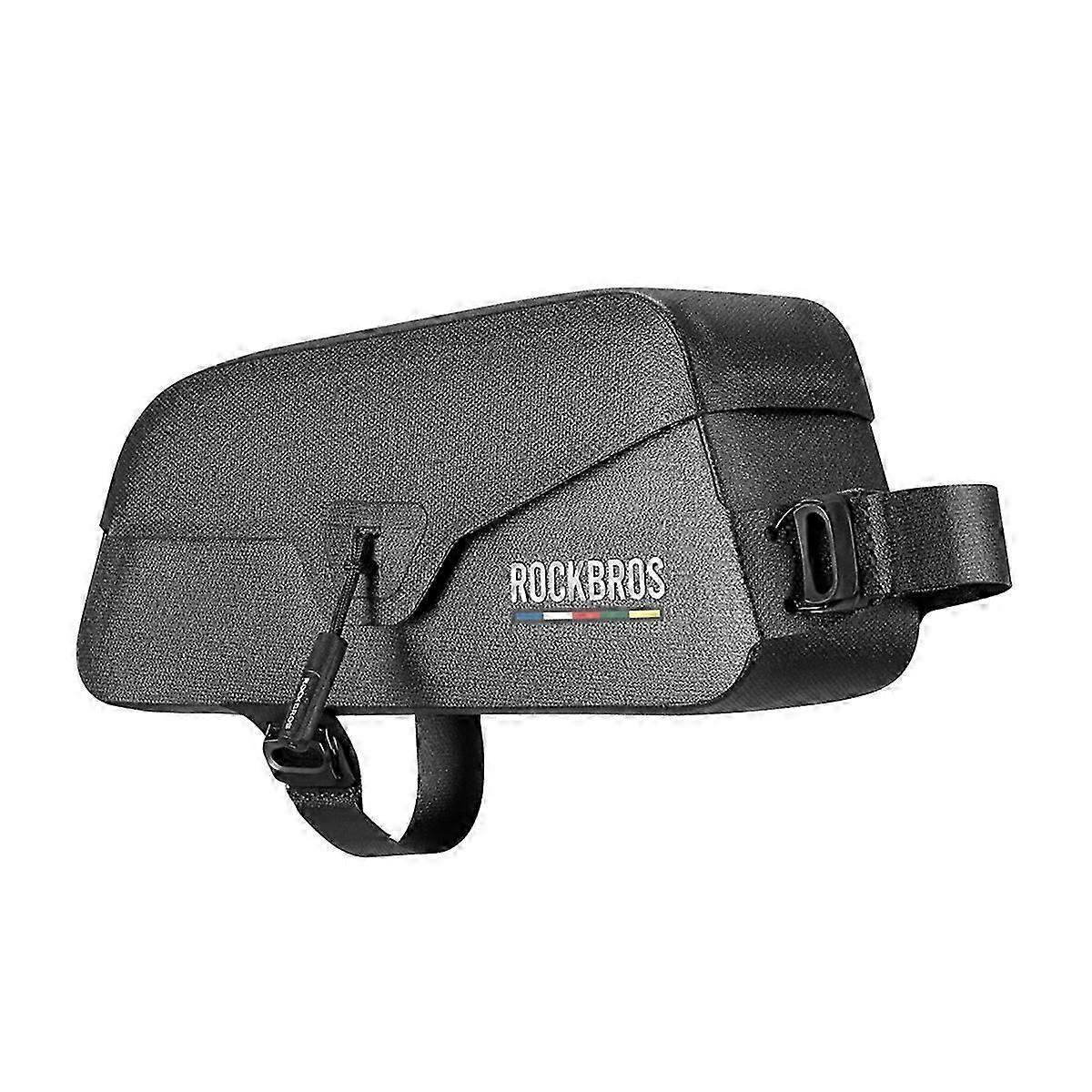 حقيبة دراجة ROCKBROS حقيبة أمامية شفط مغناطيسي حقيبة هاتف محمول أنبوب مقاوم للماء MTB دراجة الطريق Ridin