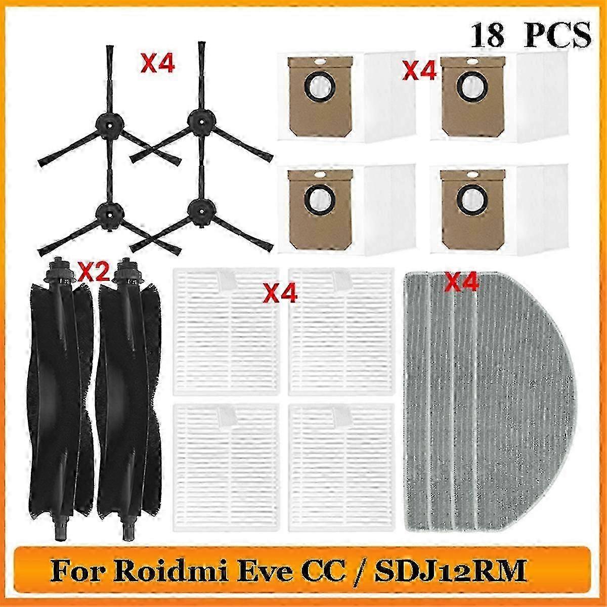 Compatible with Roidmi Eve CC / SDJ12RM Robot Vacuum Cleaner Spare Part