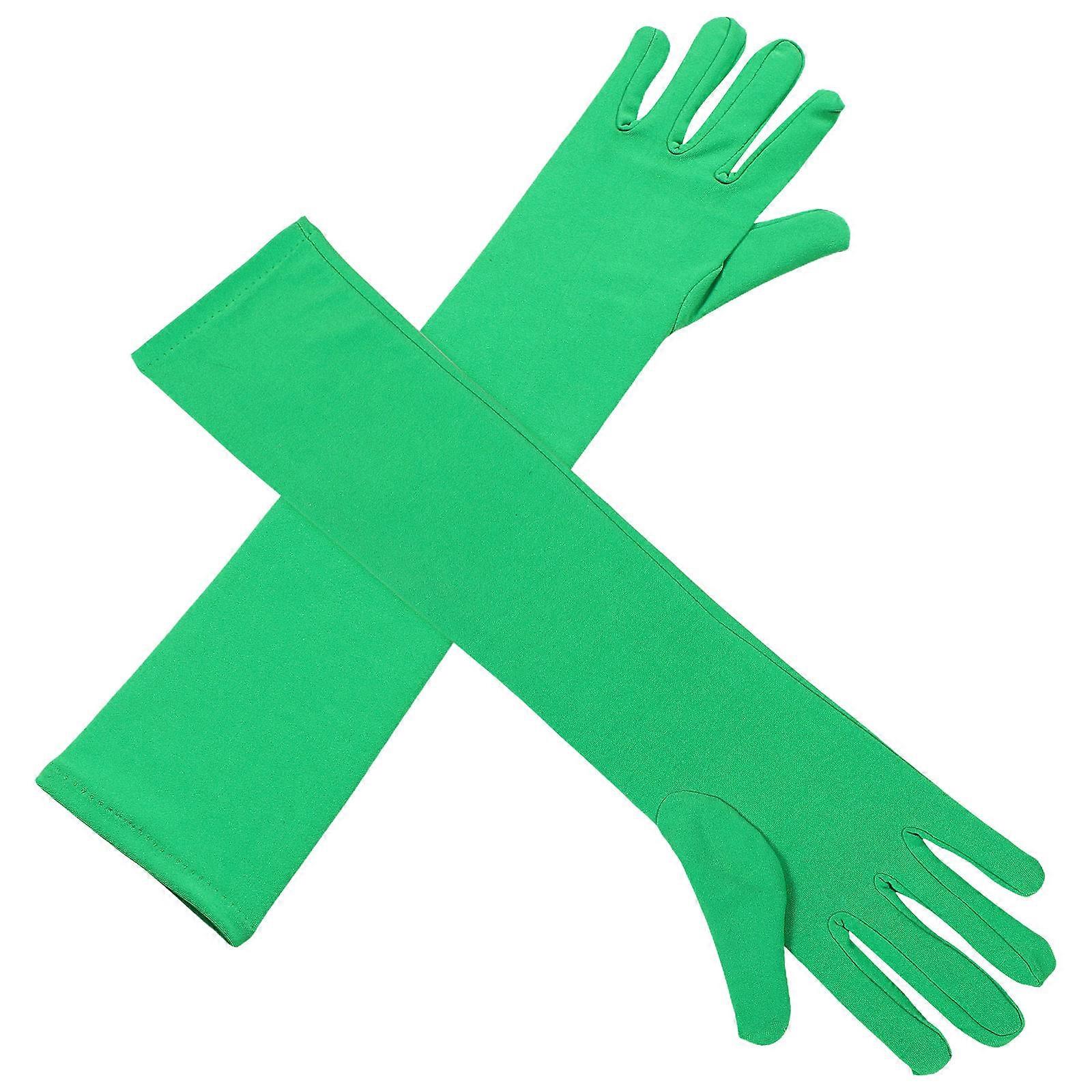Saint Patrick's Day Party Gloves Hand Protection Fiber Stretchy Comfortable 1 Pair