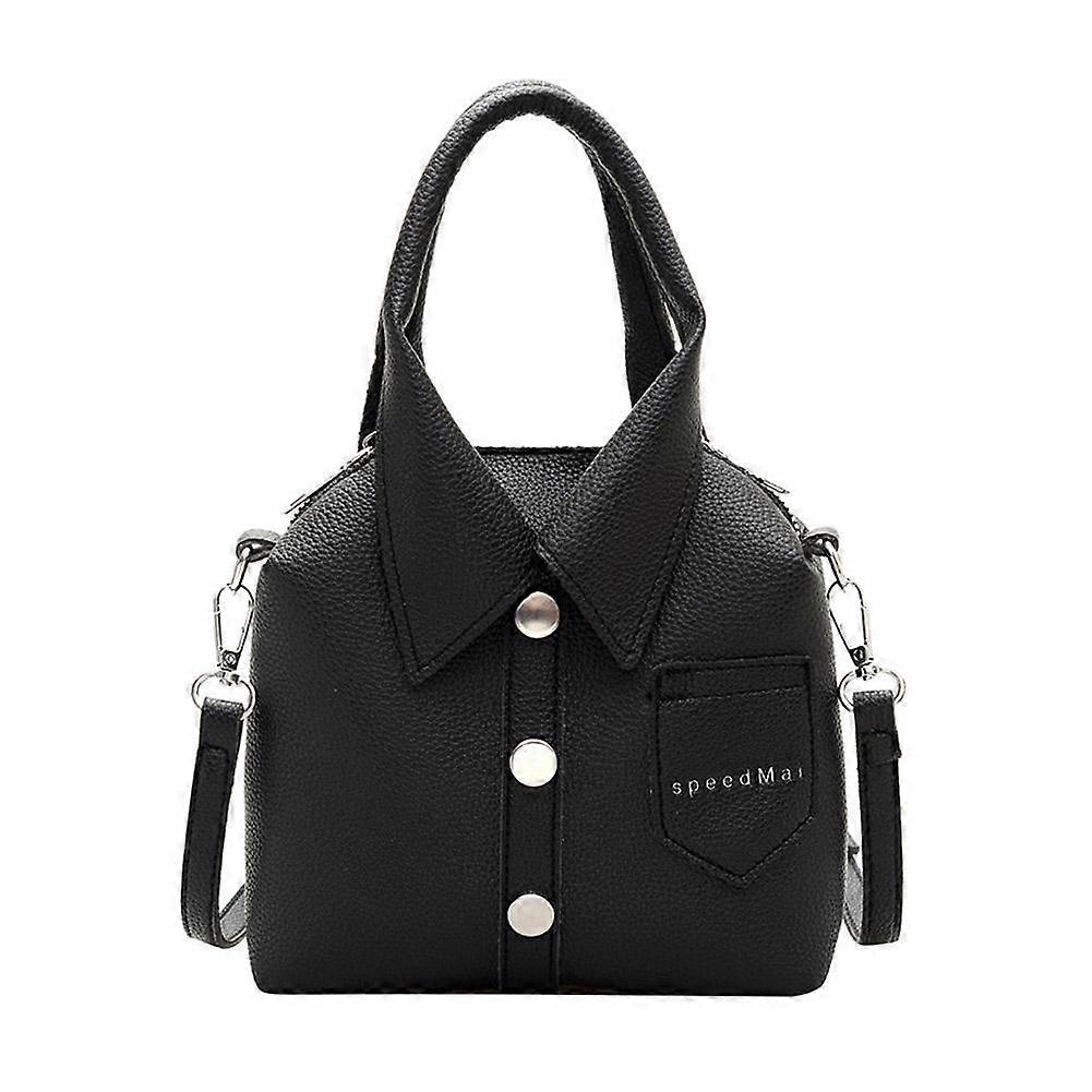 Pu Square Compact Shoulder And Crossbody Bags Zipper Unique Design Hand Bags
