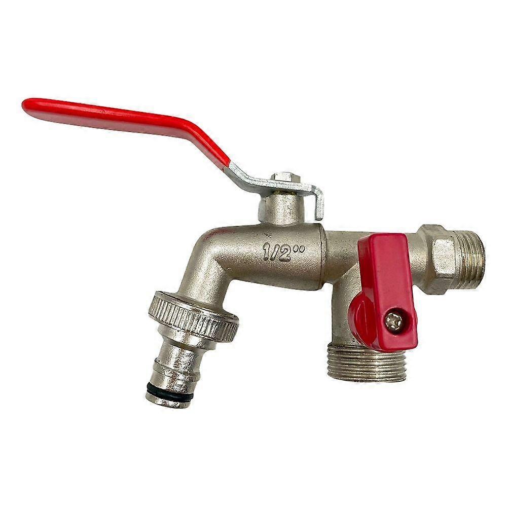 Easy Turn on/Off Brass Water Faucet Replacement Fitting Watering Supply Taps