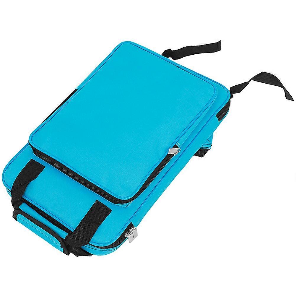 Stick Bag Drum Stick Case Spacious Storage Portable Design For Musicians Blue 45.5x28x4cm 1Set
